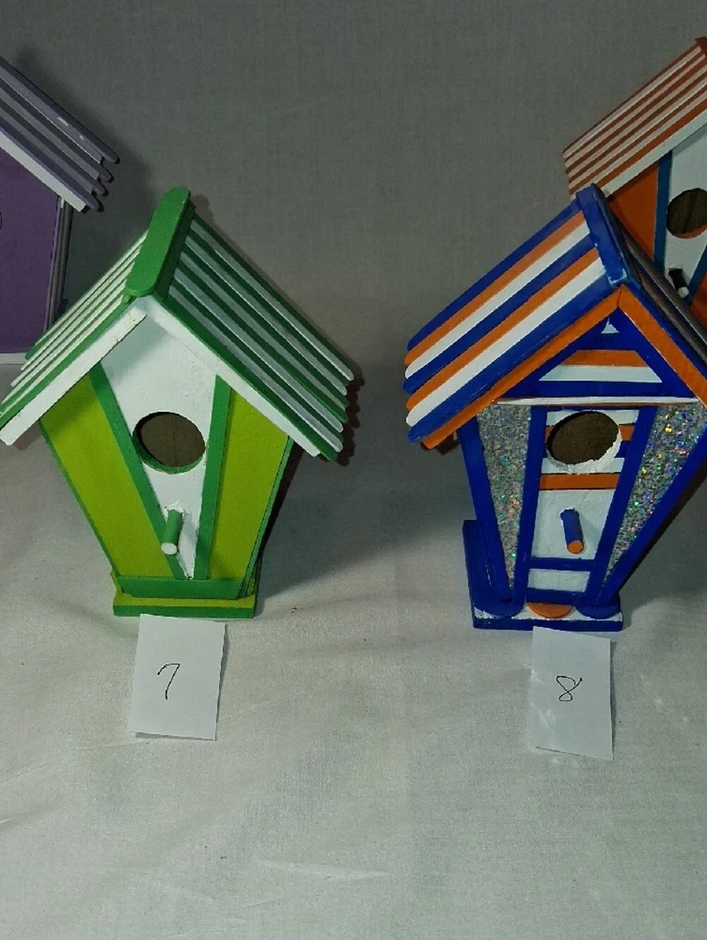$10 or 3 for $25 Handmade by Grandpa Decorative & Colorful Wooden Birdhouses